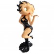 Statue betty boop en résine xxl robe de soirée noir 120 cm