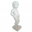 Statue en résine multicolore blanc le célèbre Manneken-Pis 45 cm