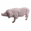 Statue en résine XXL cochon rose nature 130 cm