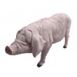 Statue en résine XXL cochon rose nature 130 cm