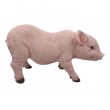 Statue en résine cochon rose nature dos creusé 56 cm