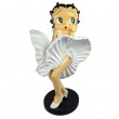 Statue en résine Betty Boop en robe de Marilyn Monroe 90 cm