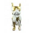 Statue bouledogue Français en résine multicolore 60 cm