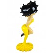 Statue betty boop en résine XXL robe de soirée jaune 120 cm