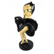 Statue betty boop en résine robe noire Marilyn Monroe 90 cm