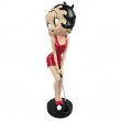 Statue Betty boop en résine golfeuse 36 cm