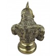 Statue gorille résine doré antique 30 cm